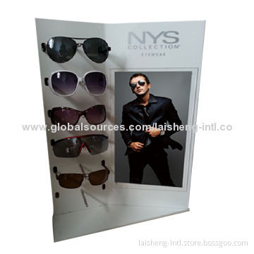 Eyewear Display Stand with 6-piece Metal Bars, Measures 16.14 x 4.72 x 21.1 Inches